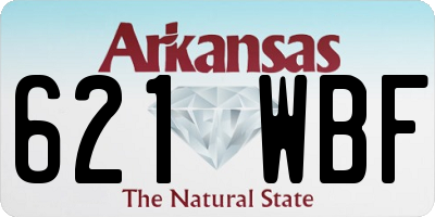 AR license plate 621WBF
