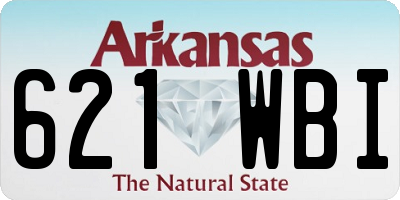 AR license plate 621WBI