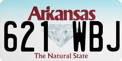 AR license plate 621WBJ