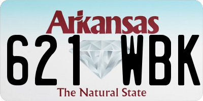 AR license plate 621WBK