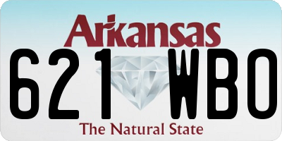 AR license plate 621WBO