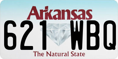 AR license plate 621WBQ