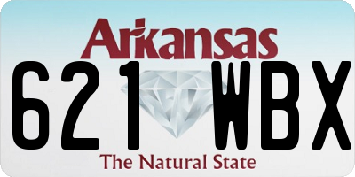 AR license plate 621WBX