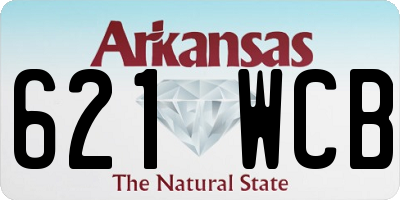 AR license plate 621WCB