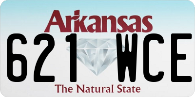 AR license plate 621WCE