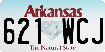 AR license plate 621WCJ