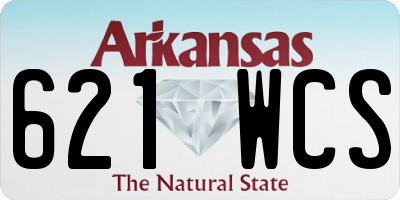 AR license plate 621WCS