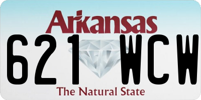AR license plate 621WCW