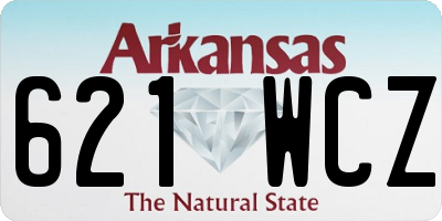 AR license plate 621WCZ