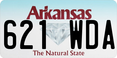 AR license plate 621WDA
