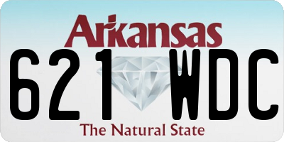 AR license plate 621WDC