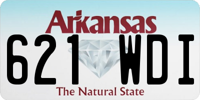 AR license plate 621WDI