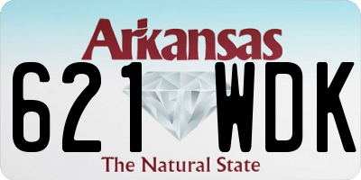 AR license plate 621WDK