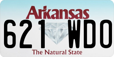 AR license plate 621WDO