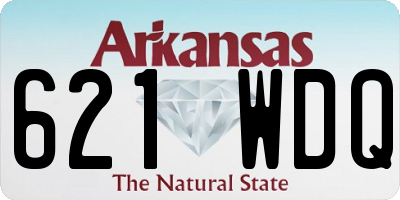 AR license plate 621WDQ