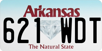 AR license plate 621WDT