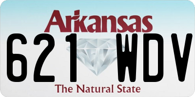 AR license plate 621WDV