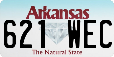 AR license plate 621WEC