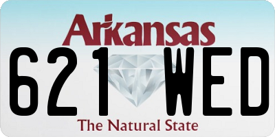 AR license plate 621WED