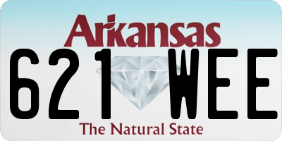AR license plate 621WEE