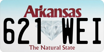 AR license plate 621WEI