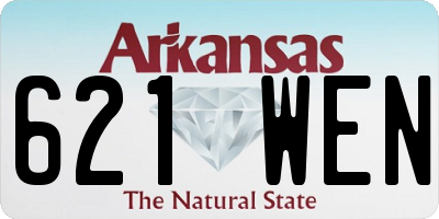 AR license plate 621WEN