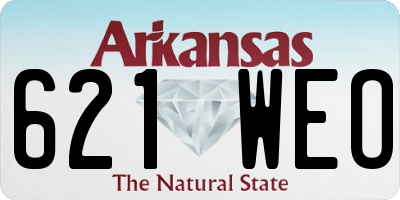 AR license plate 621WEO