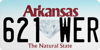 AR license plate 621WER