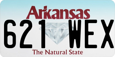 AR license plate 621WEX