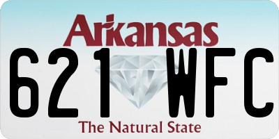 AR license plate 621WFC