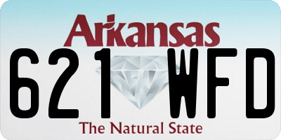 AR license plate 621WFD