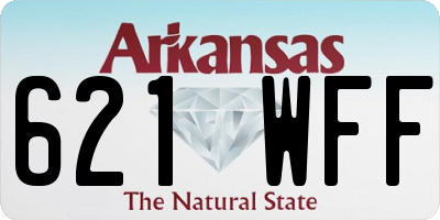 AR license plate 621WFF