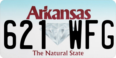 AR license plate 621WFG