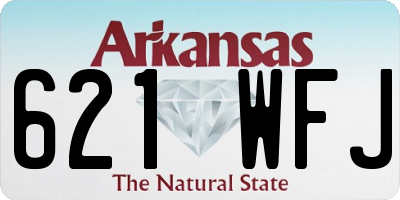 AR license plate 621WFJ