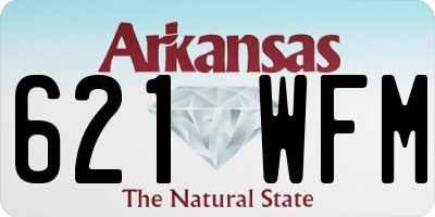 AR license plate 621WFM