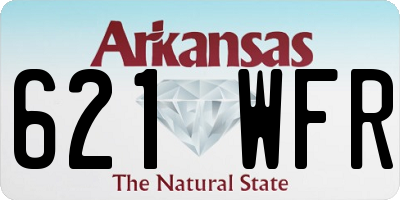 AR license plate 621WFR