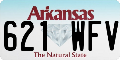 AR license plate 621WFV