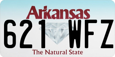 AR license plate 621WFZ
