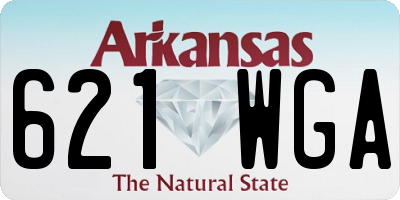 AR license plate 621WGA