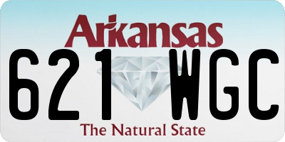 AR license plate 621WGC