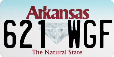 AR license plate 621WGF