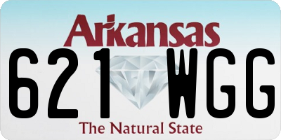 AR license plate 621WGG