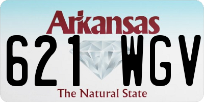 AR license plate 621WGV