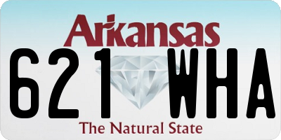 AR license plate 621WHA