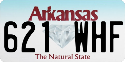 AR license plate 621WHF