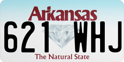 AR license plate 621WHJ