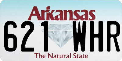 AR license plate 621WHR