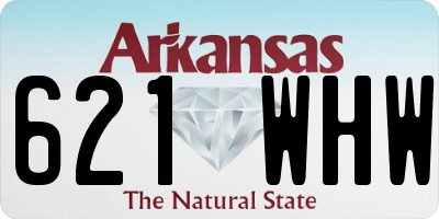 AR license plate 621WHW