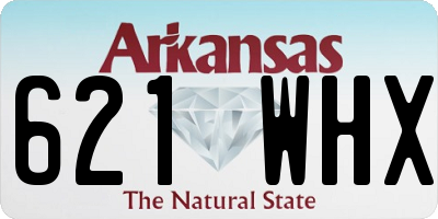 AR license plate 621WHX