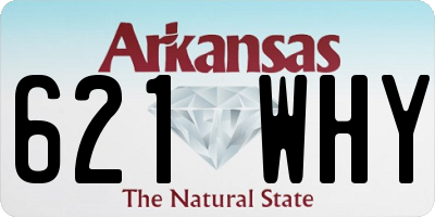 AR license plate 621WHY